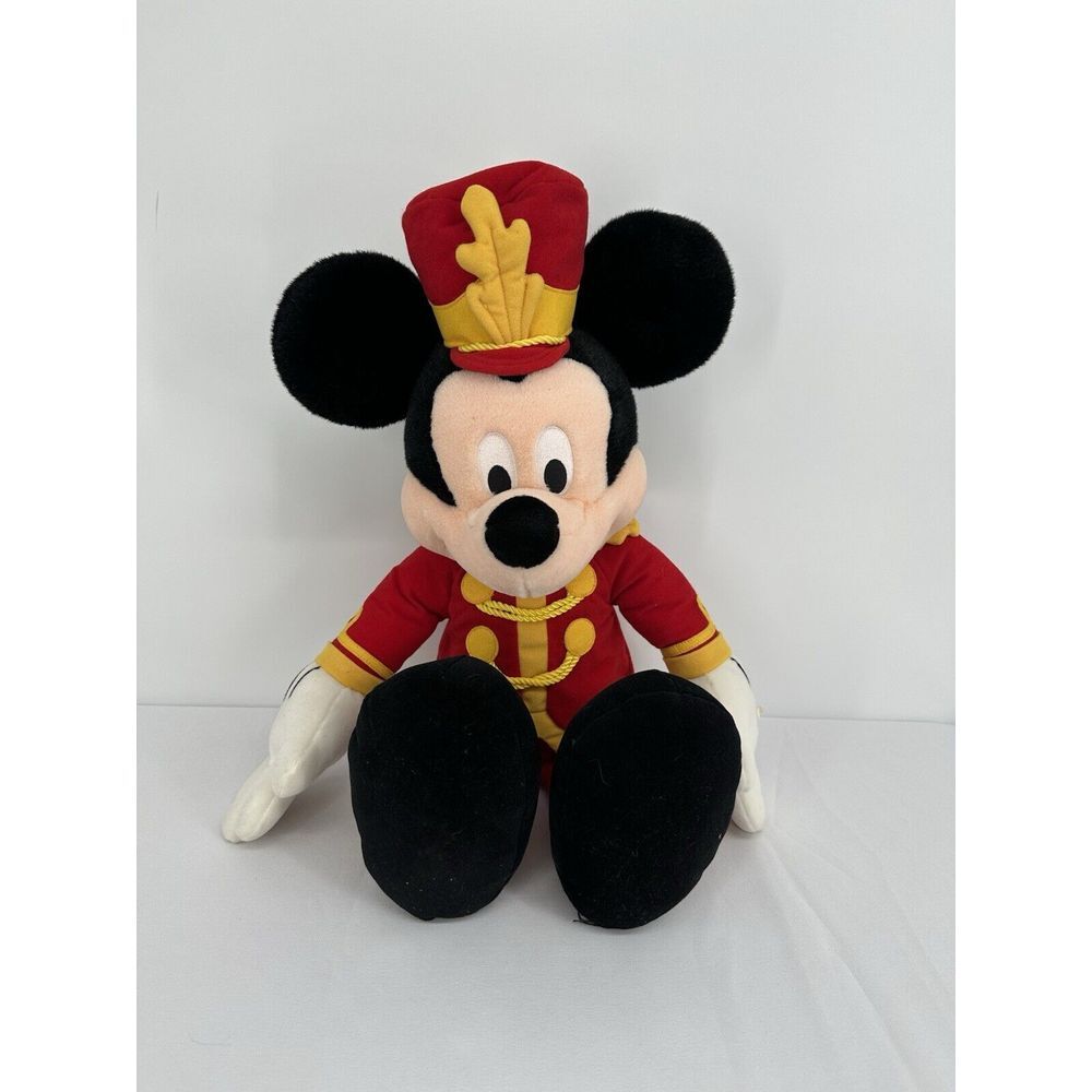 Disney Macy's Mickey Mouse Christmas Marching Band Conductor Plush Doll 23"